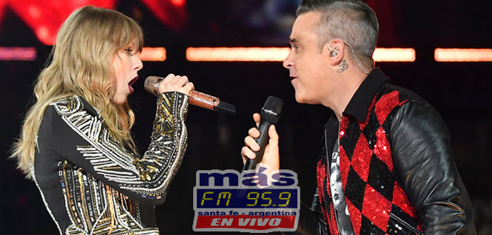 Hay gente con mucha suerte al poder ver un recital de Taylor Swift y que de invitado, se sume Robbie Williams.