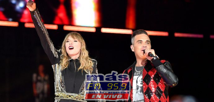 Hay gente con mucha suerte al poder ver un recital de Taylor Swift y que de invitado, se sume Robbie Williams.