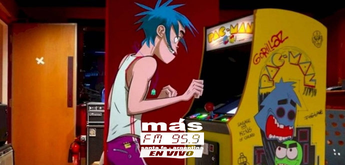 noticias-Gorillaz-Pac-Man-más-fm-95.9-online-Gorillaz-Pac-Man