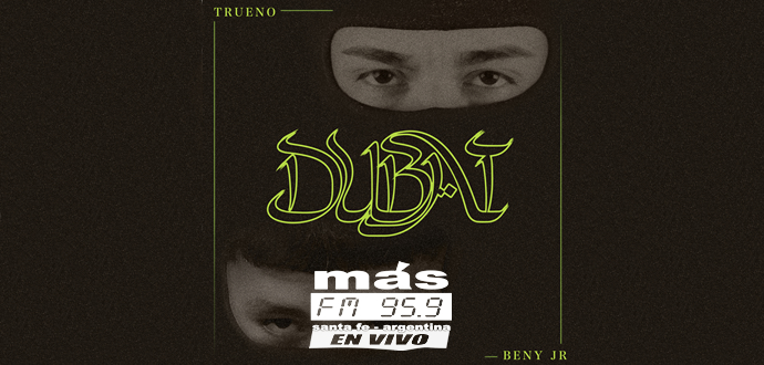 Liderando el movimiento del hip hop latino, Trueno regresa con Dubai junto Beny Jr.