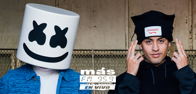 noticias-marshmello-y-tiago-pzk-como-yo-mas-fm-95.9-online-santa-fe