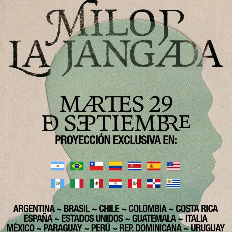 Para festejar el primer aniversario de su discazo La Vida Era Más Corta, Milo J anunció el estreno de "La Jangada" en los cines. milo-j-al-cine-como-ver-la-jangada-en-vivo-album